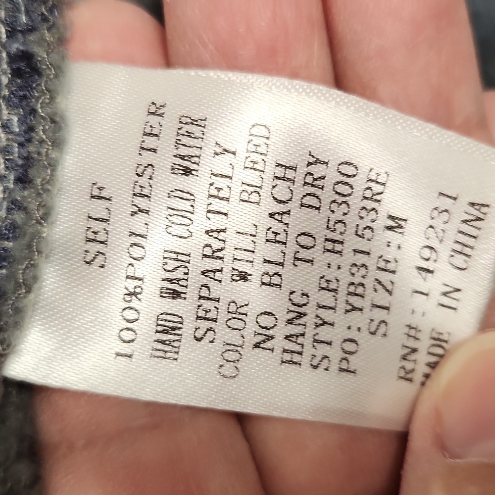 Kori America Gray Soft Fleece Sweater M - Picture 9 of 11